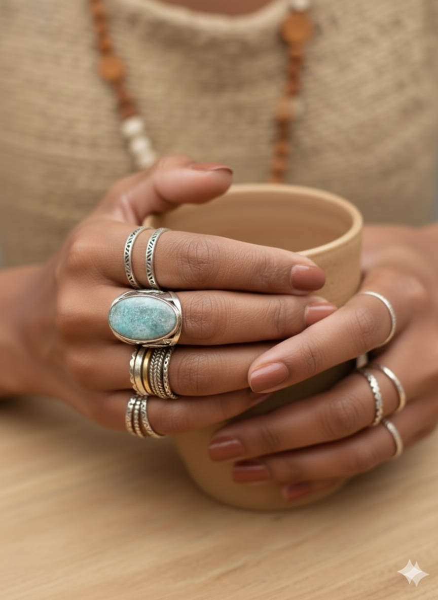 Amazonite Ring