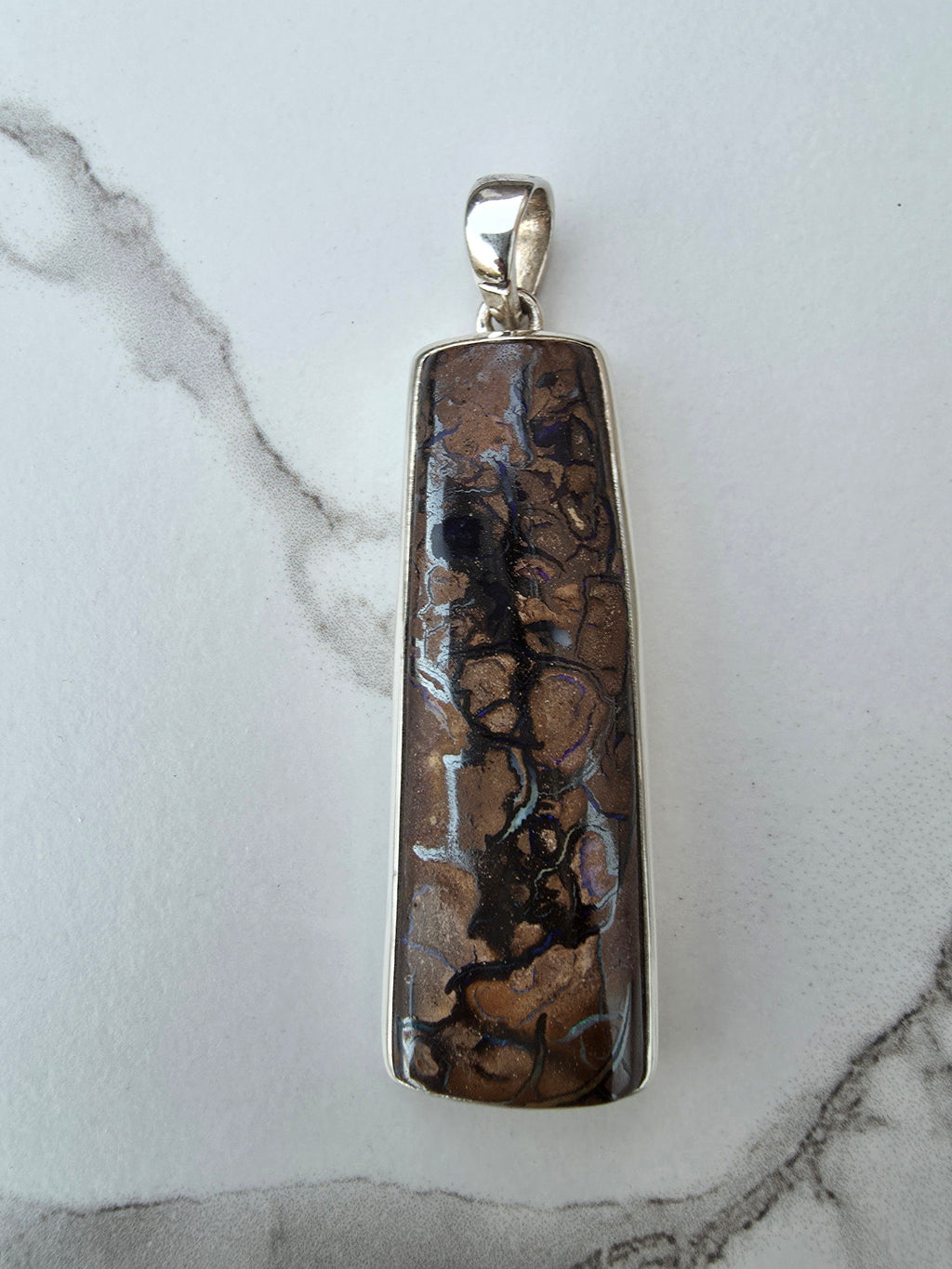 Australian Boulder Opal Pendant