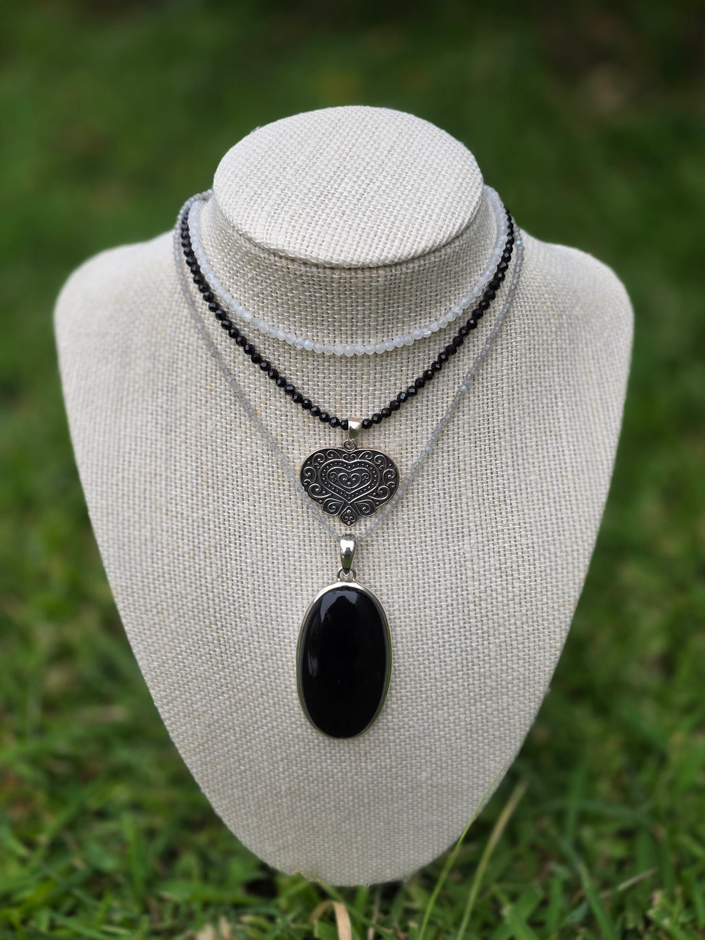 Black Spinel Necklace