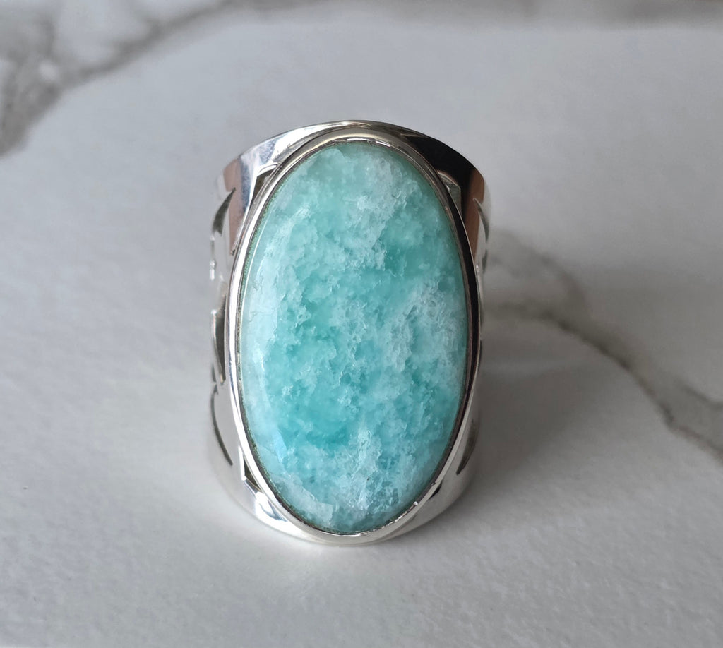 Amazonite Ring