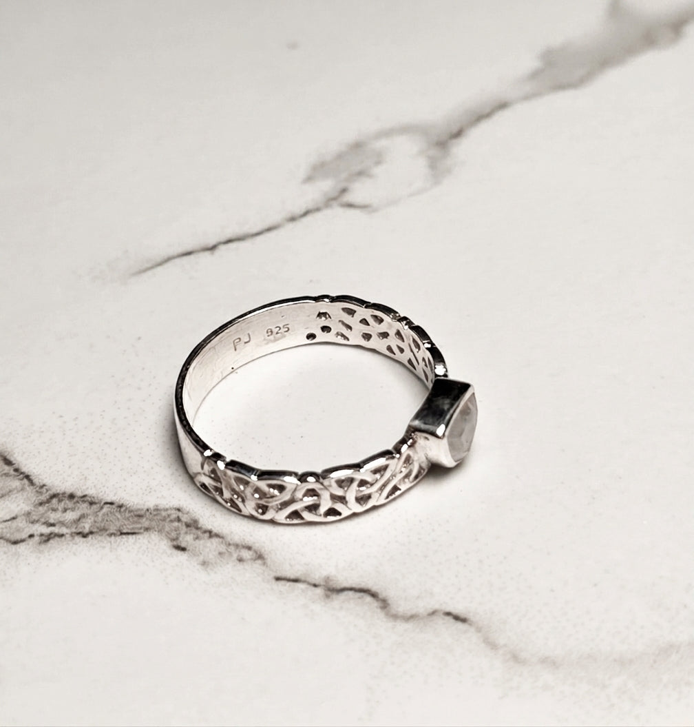 Decorative Moonstone Band