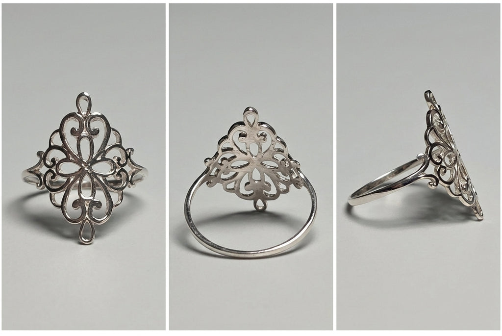 Silver Filigree Ring