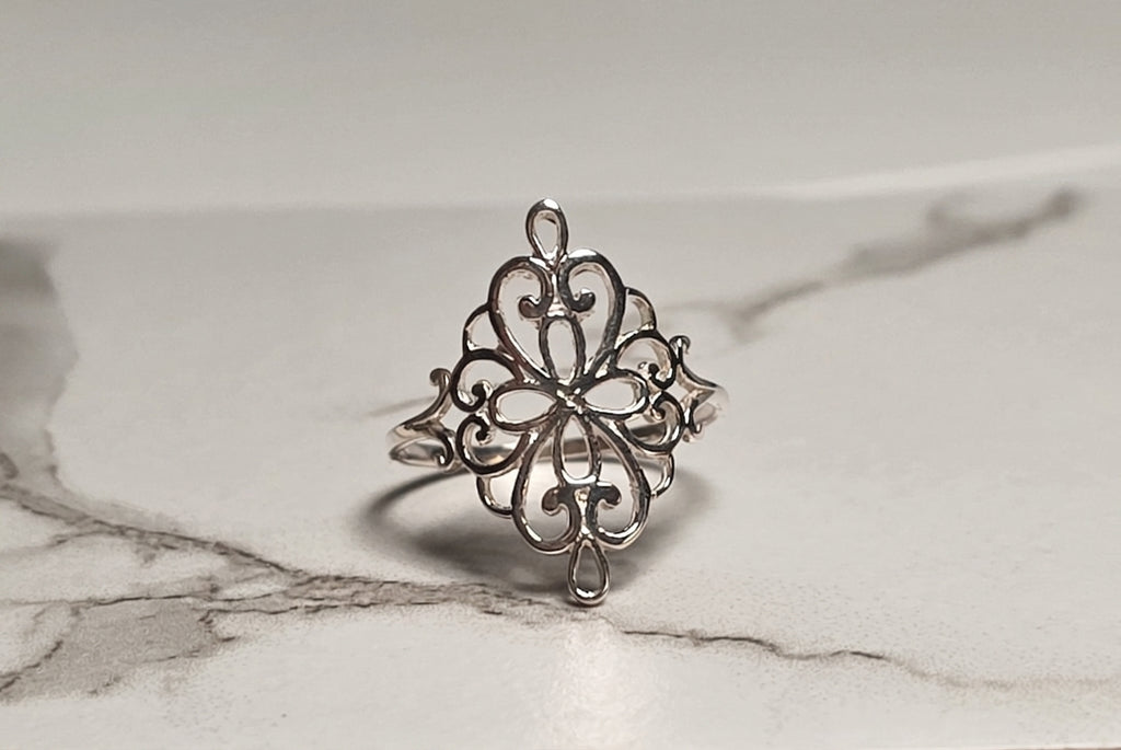 Silver Filigree Ring
