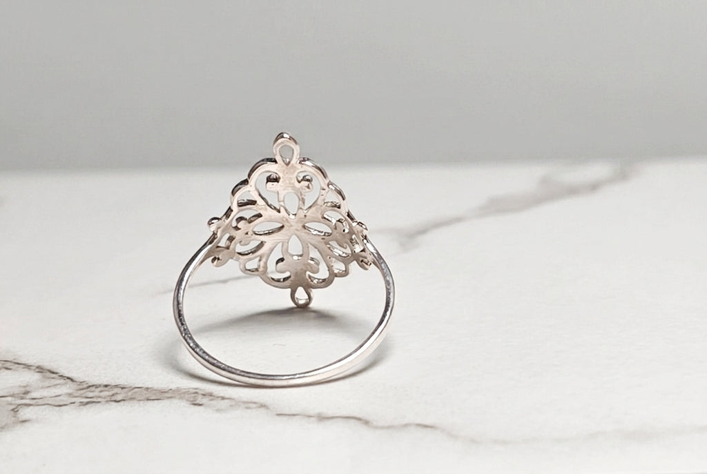 Silver Filigree Ring