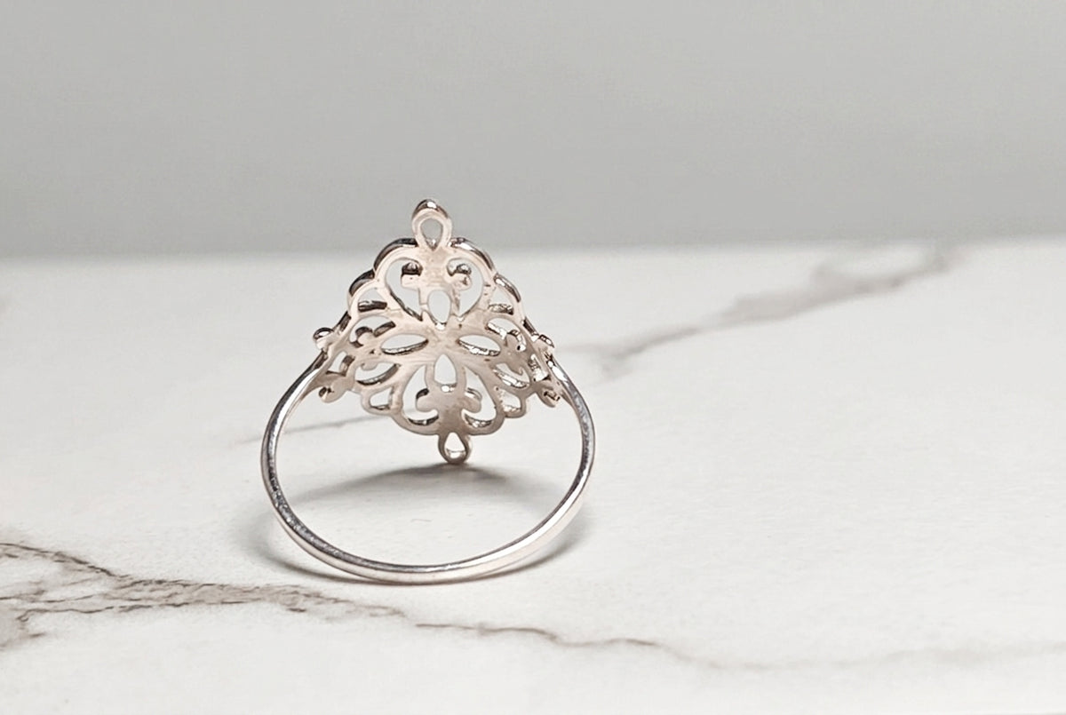 Silver Filigree Ring