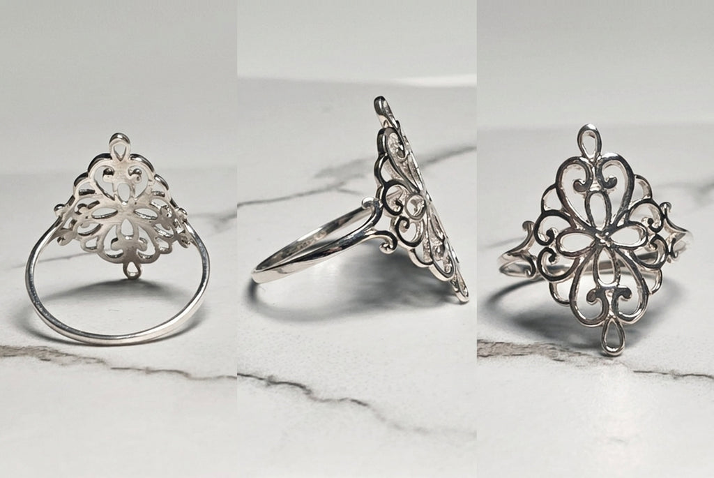 Silver Filigree Ring