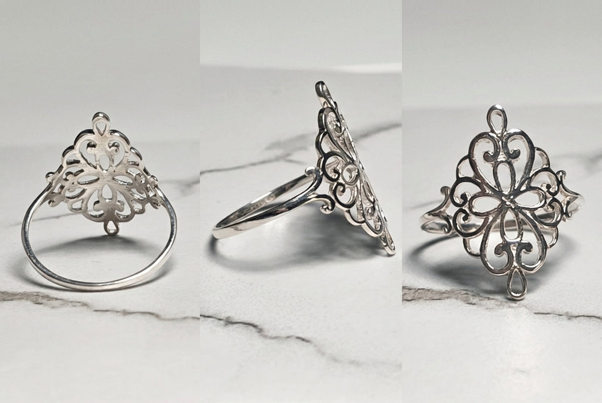 Silver Filigree Ring