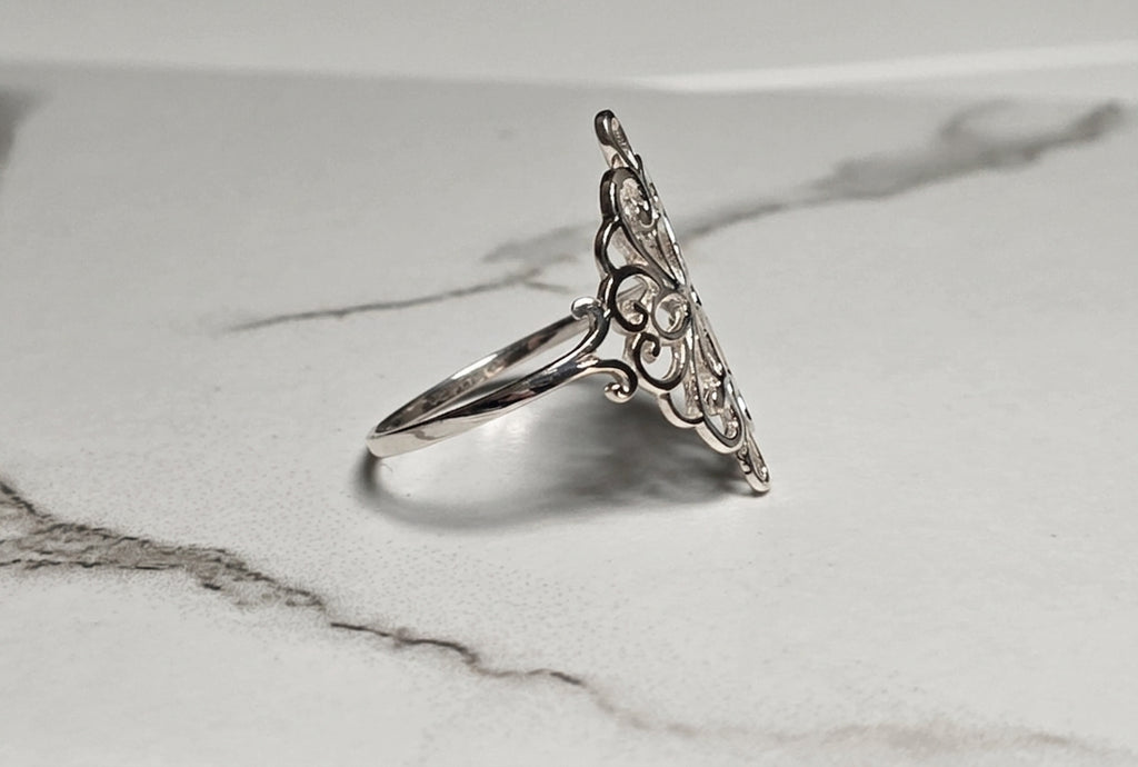 Silver Filigree Ring