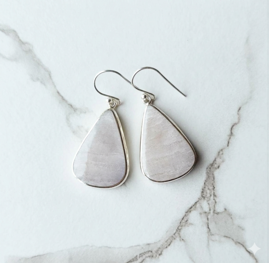 African Moonstone Earrings