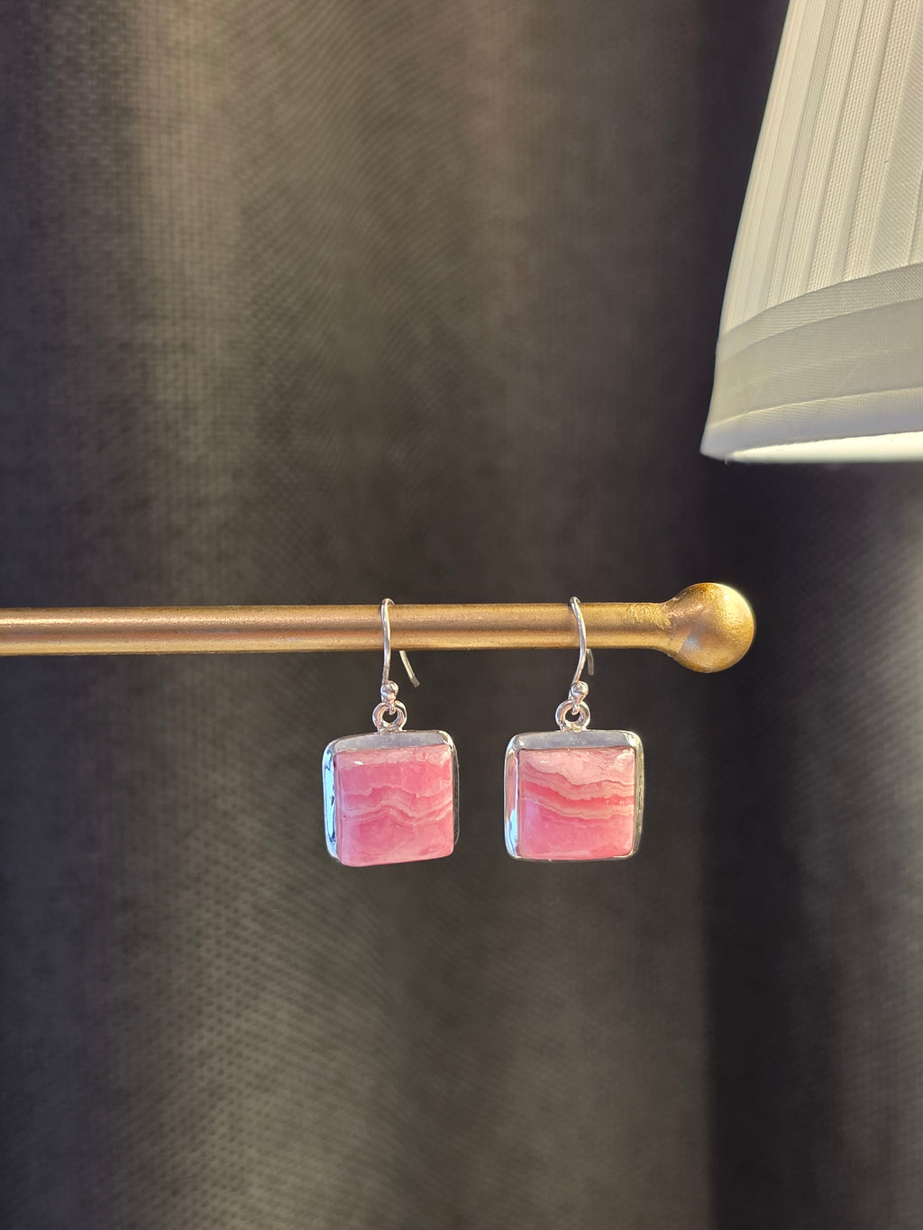 Rhodochrosite Earrings