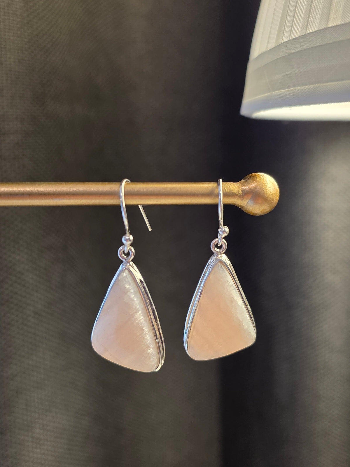African Moonstone Earrings