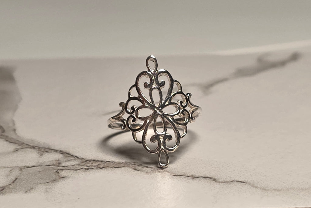 Silver Filigree Ring