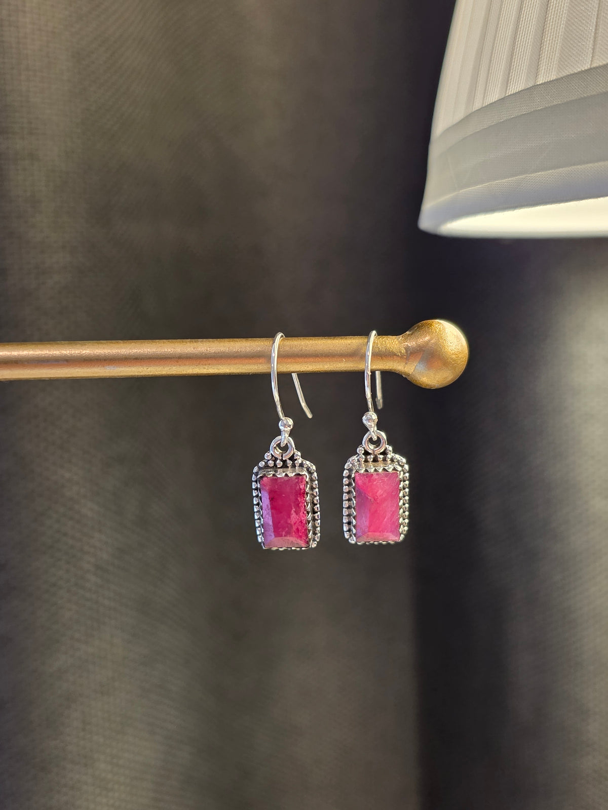 Indian Ruby Earrings