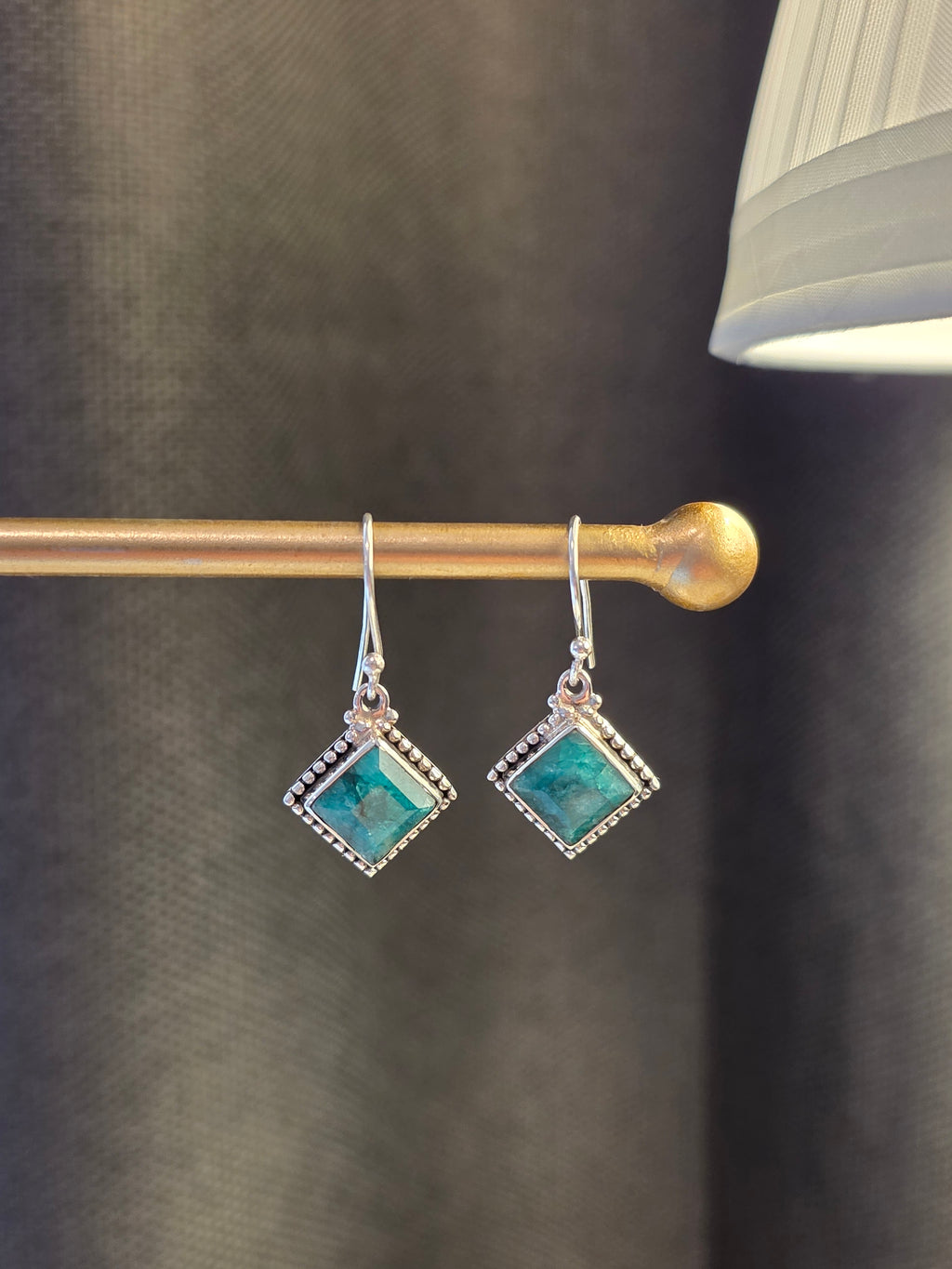 Indian Emerald Earrings