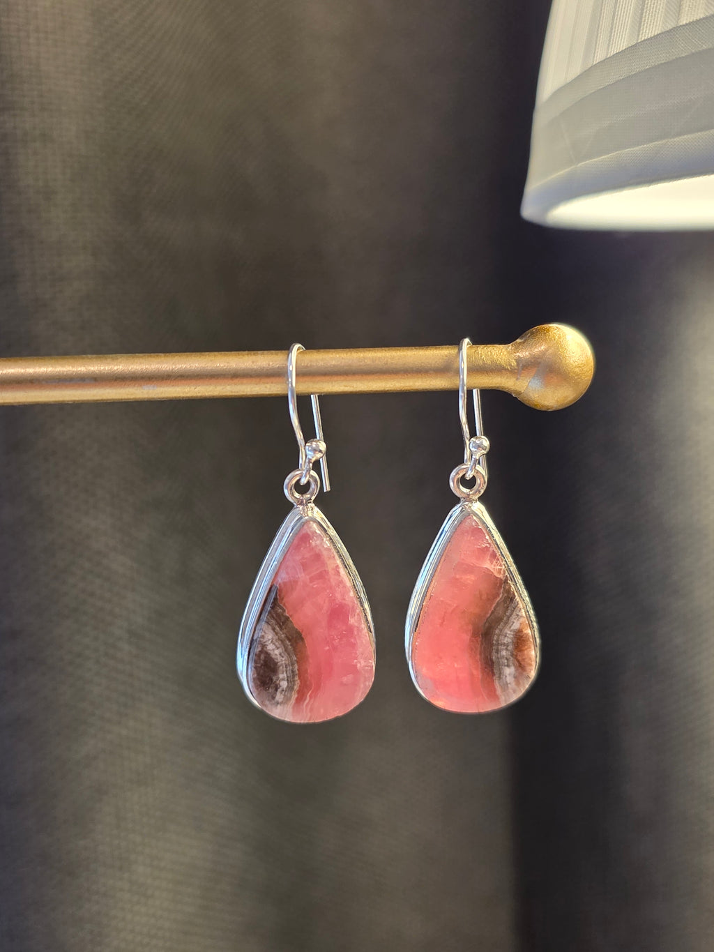 Rhodochrosite Earrings